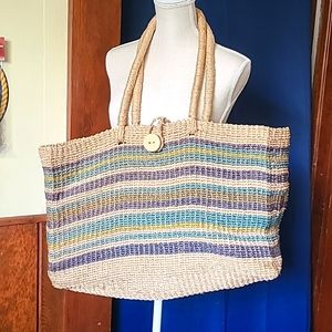 Rattan Woven Bag. EXTRA LARGE SIZE ⛱️🌞🌴🌻